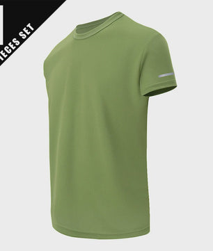 Heren Zomer T-shirt Korte Mouw - Sneldrogend & Ademend Sportshirt