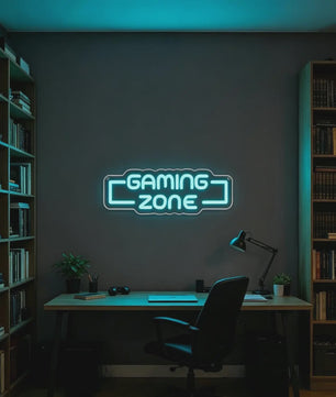 Gaming Zone LED Neon Sign - Dimbare USB Wanddecoratie voor Gamekamer