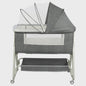 4-in-1 Baby Co-Sleeper Crib: Verstelbaar, Kantelbaar, Wielen met Rem, Matras, 0-24 Maanden