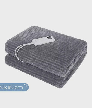 Elektrische Deken RUIANBAO 160x130cm - Verwarmde Plaid met 9 Warmtestanden & Timer