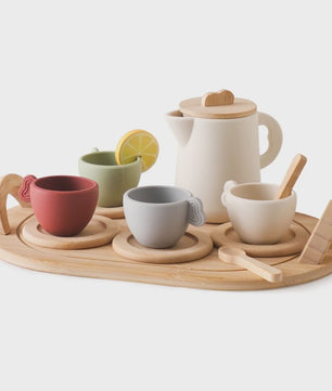 Houten Montessori Muziektafel voor Baby's & Kinderen - Xylofoon, Trommels & Windgong