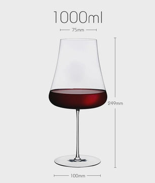 JINYOUJIA 1000ml Handgemaakt Kristallen Wijnglas - Volcano Model
