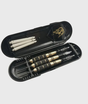 Set van 3 Professionele Soft Darts (18g) met Messing Barrels, Zwarte Kleur en Accessoires