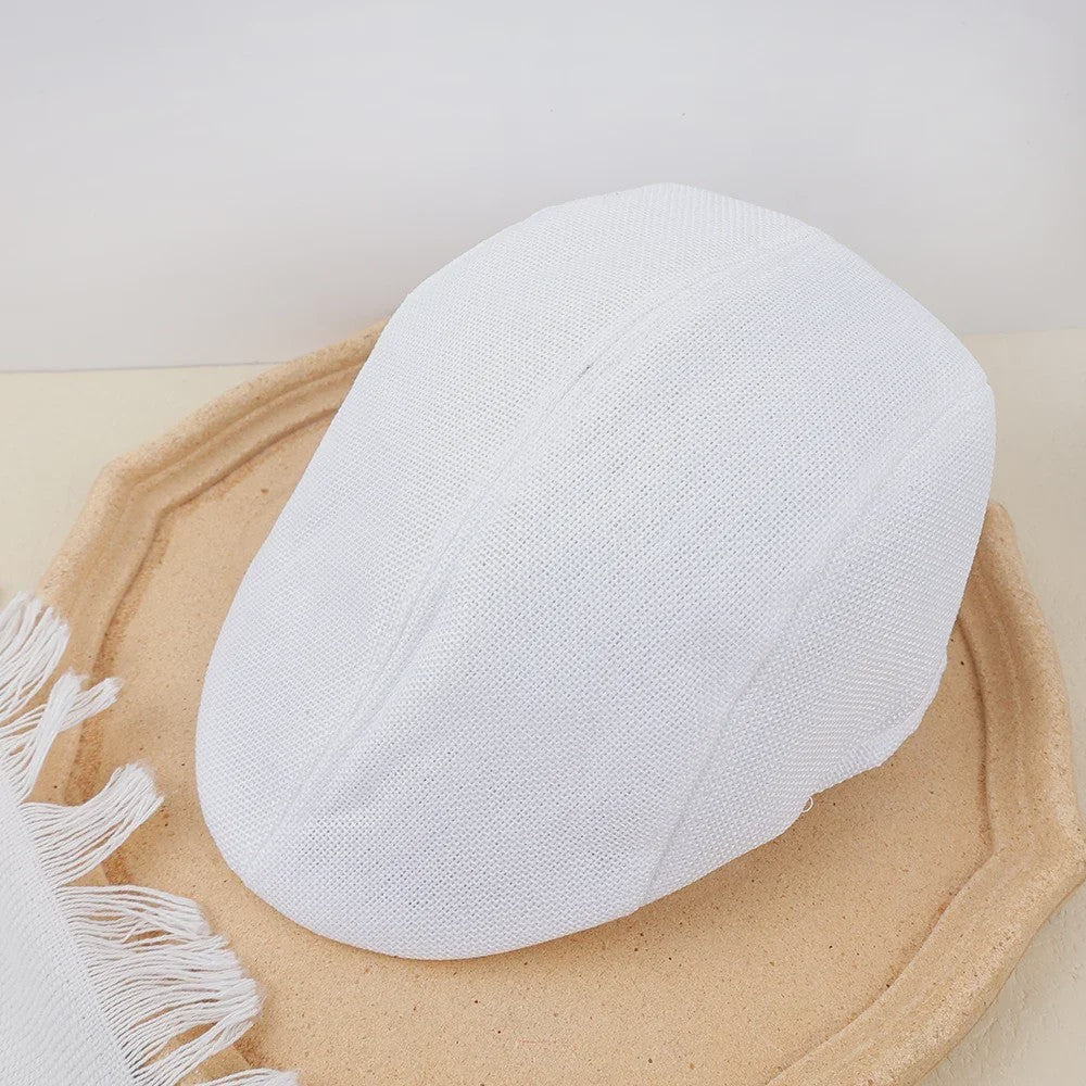 Stijlvolle Britse Baret Pet voor Heren - Retro Painter Cap voor Lente & Zomer
