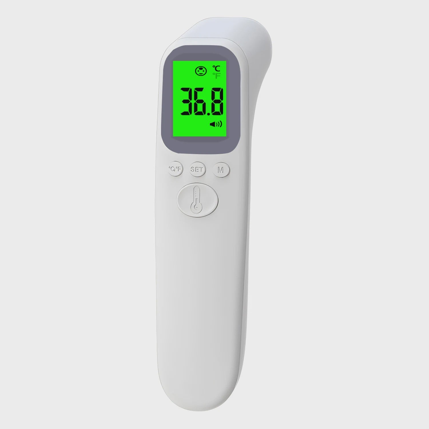 Contactloze Digitale Voorhoofdthermometer met Backlit Display - Snel & Nauwkeurig