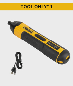 DEWALT Accuschroefmachine 3.6V 5Nm - Compacte Elektrische Schroevendraaier met 1/4" Chuck & 1300mAh Batterij
