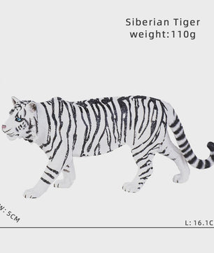 Realistische Wild Animal Speelgoed Set: Olifant, Leeuw, Cheetah, Tijger - Educatief Cadeau
