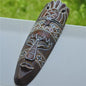 Handgesneden Afrikaans Houten Masker - Decoratieve Muurdecoratie met Tribale Kunst (50cm)