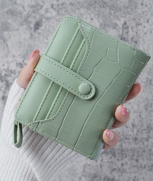 Compacte Portemonnee met Kroko Print - Kaarthouder & Muntportemonnee voor Dames