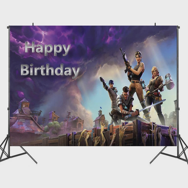 Feestdecoratie Fortnite & Llama Thema - Verjaardag, Babyborrel & Kinderfeest