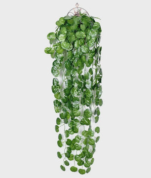90cm Kunstplant Hangplant Klimop Pothos Begonia Druivenblad - Decoratieve Muurdecoratie