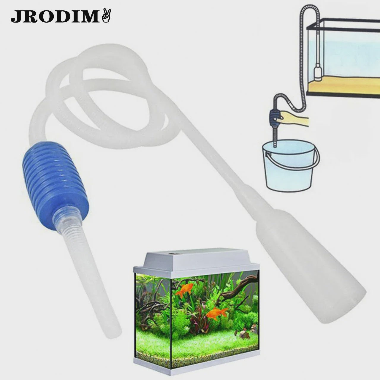 Semi-automatische Aquarium Sifon Pomp - Eenvoudige Waterwissel & Reiniging