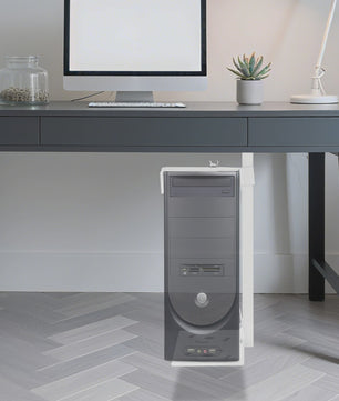 Verstelbare Computer Case Houder voor Onder het Bureau - PC Toren Beugel