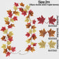 Herfst Slinger met Maple Bladeren - Kunstblad Slinger voor Thanksgiving, Halloween & Feestdecoratie