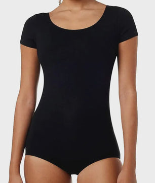 Klassiek Ballet Dans Leotard met Korte Mouwen voor Dames - Comfortabel Bodysuit