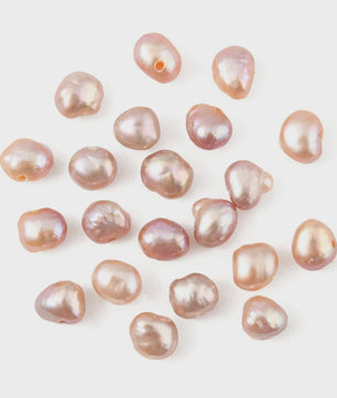 10x Natuurlijke Zoetwaterparels - Barokke Keshi Parel kralen voor DIY Sieraden