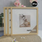 Set van 3 Houten Vierkante Fotolijsten - Wanddecoratie & Desktop - 20x20cm & 30x30cm