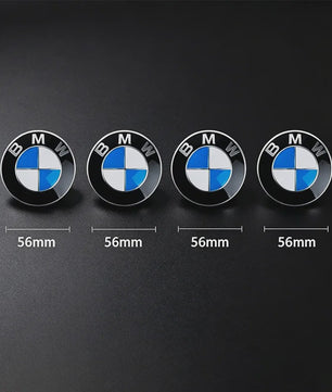 4x BMW Velgdopjes 56mm/68mm - 50th Anniversary Editie