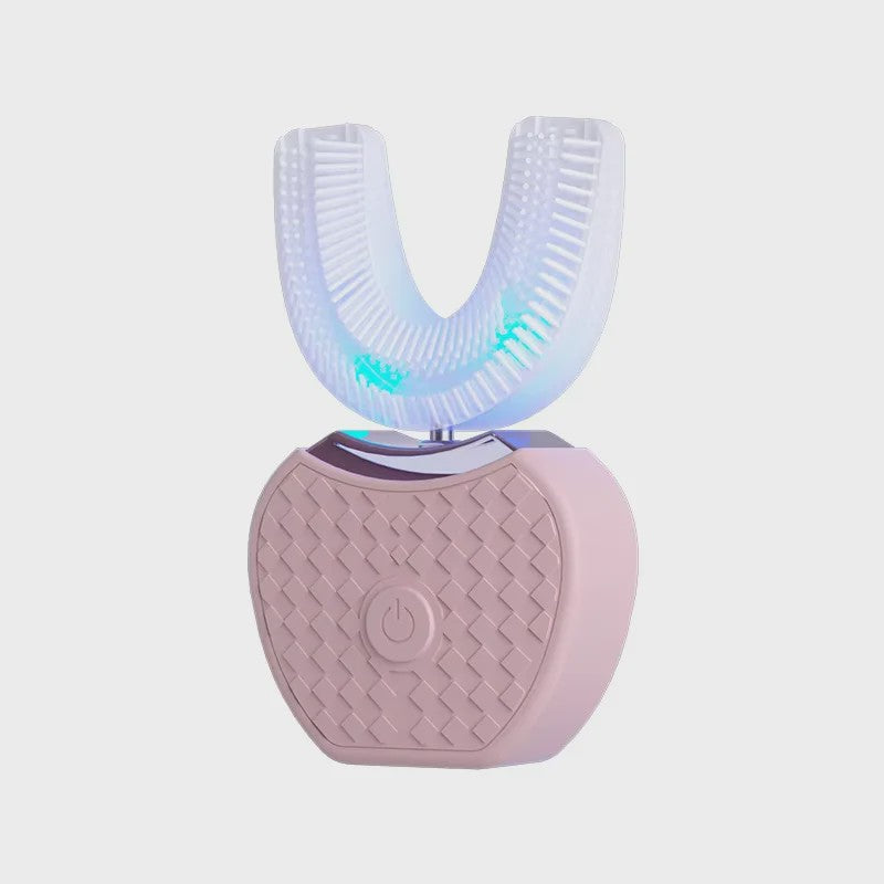 360° Draagbare Elektrische Tandenborstel - Siliconen U-Vorm Opzetstuk - Waterdicht & USB Oplaadbaar
