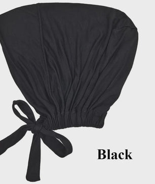 Zachte Modal Binnen Hijab Cap met Strik - Islamitische Turban Hoofddoek