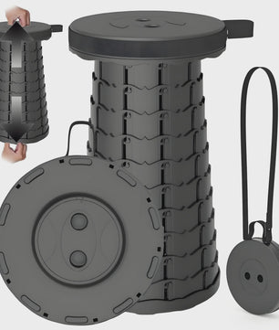 Draagbare Opvouwbare Kruk - Compacte Campingstoel, Lichtgewicht & Sterk voor Buiten, Reizen en Openbaar Vervoer