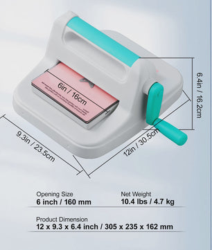 Handmatige Die-Cutting & Embossing Machine - 6/9 inch - Voor Scrapbooking en Knutselen