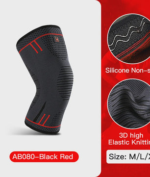 Comfortabele Kniebrace met Compressie en Ademend Materiaal voor Sport & Fitness