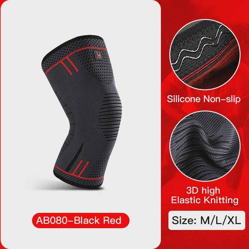 Comfortabele Kniebrace met Compressie en Ademend Materiaal voor Sport & Fitness