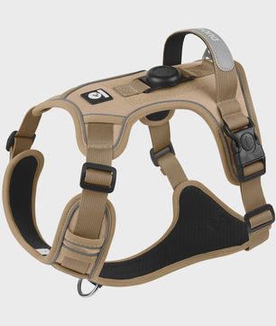 Honden Tuigje met AirTag Houder - Anti-Trek, Reflecterend & Waterdicht Vest voor Kleine/Middelgrote Honden