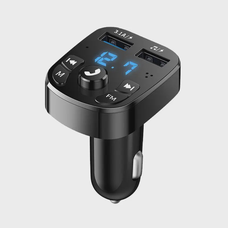 Auto MP3 Speler met Bluetooth 5.0, Dual USB Snellader en FM Transmitter