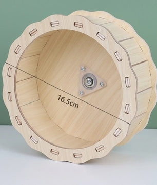 Houten Hamster Villa: Speelhuis met Klimplatform en Verhoogd Platform - Duurzaam Knaagdier Accessoire