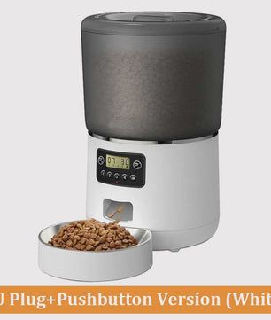 4L Automatische Voerbak voor Honden & Katten - Tijdsgestuurd & Gekwantificeerd Voeren