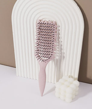 Ventilerende Stylingborstel met Massage-effect - Comfortabele Grip voor Natuurlijk Haar & Pruiken
