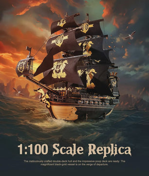 Robotime ROKR Houten 3D Puzzel Model Schepen - Zeeparel Barque