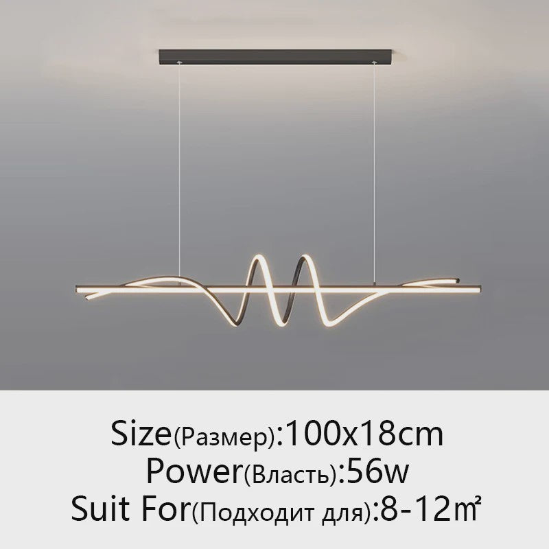 Moderne LED Hanglamp - Stijlvol Design voor Woonkamer, Eetkamer & Kantoor
