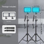 LED Video Light Panel Kit met Statief & RGB Filters - Professionele Fotografie & Streaming