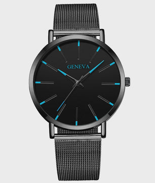 Luxe Herenhorloge met Slim Mesh Band - Stijlvol en Waterdicht