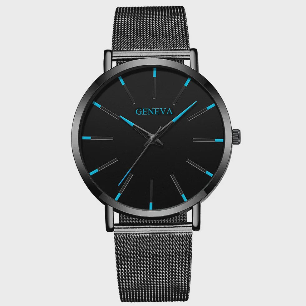 Luxe Herenhorloge met Slim Mesh Band - Stijlvol en Waterdicht
