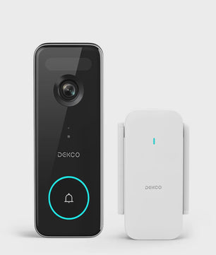 Dekco 5MP Ultra HD WiFi Video Deurbel met PIR Bewegingsdetectie & Tweeweg Audio
