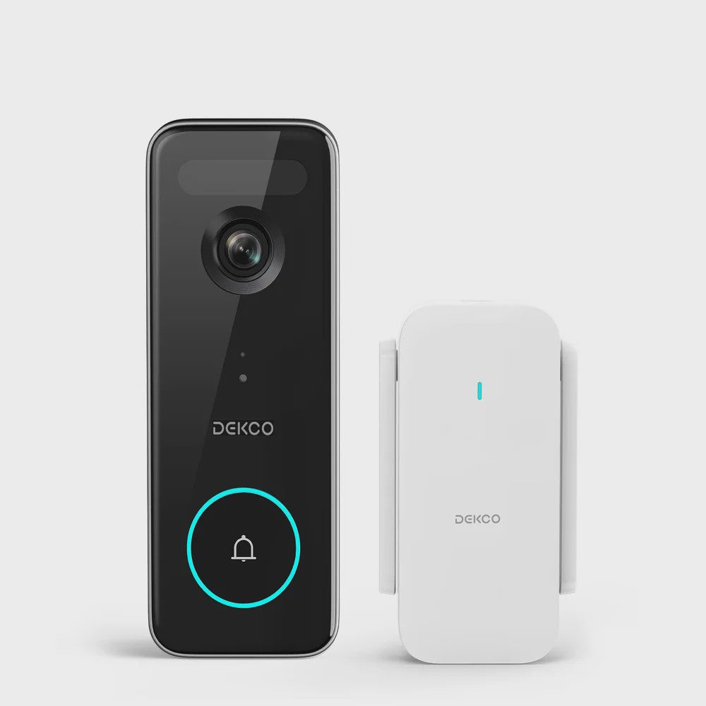 Dekco 5MP Ultra HD WiFi Video Deurbel met PIR Bewegingsdetectie & Tweeweg Audio