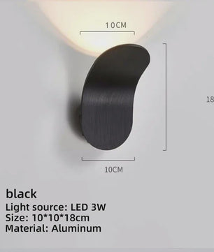 Moderne Scandinavische LED Wandlamp - Stijlvol Licht voor Woonkamer, Slaapkamer & Hal