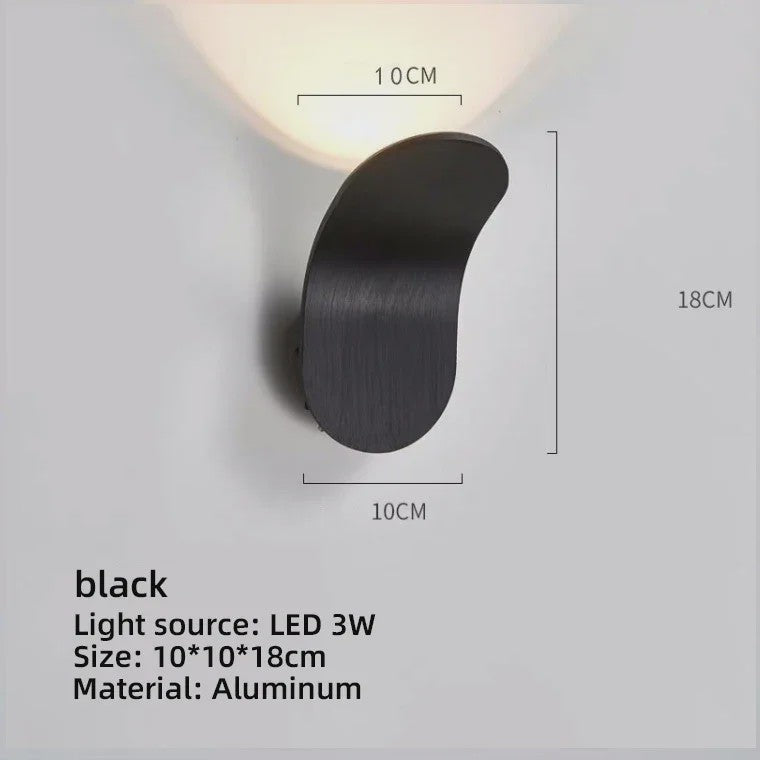 Moderne Scandinavische LED Wandlamp - Stijlvol Licht voor Woonkamer, Slaapkamer & Hal