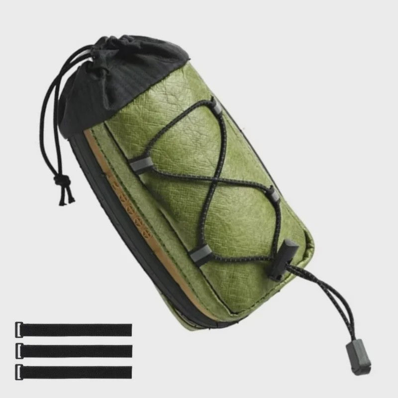 ESLNF Fiets Fleshouder & Tas - Waterdicht, Universeel Montage, Groen