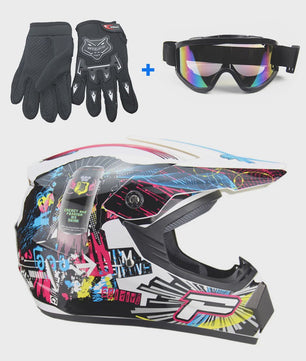 Professionele Off-road Motorcross Helm met DOT Keurmerk - Inclusief Gratis Accessoires