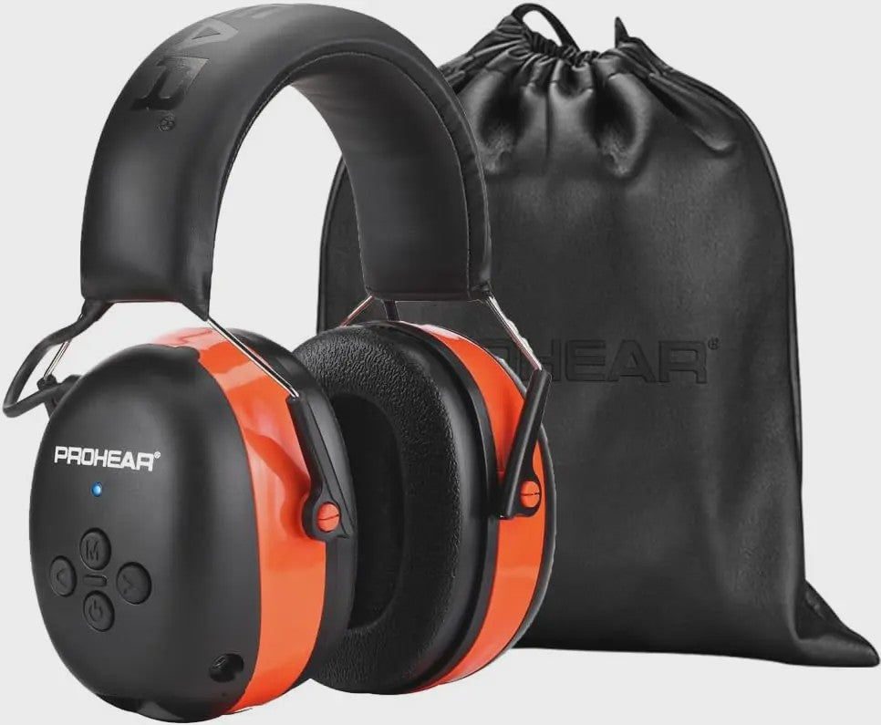 PROHEAR Bluetooth 5.0 Gehoorbescherming Koptelefoon met Ruisonderdrukking & Oplaadbare Batterij