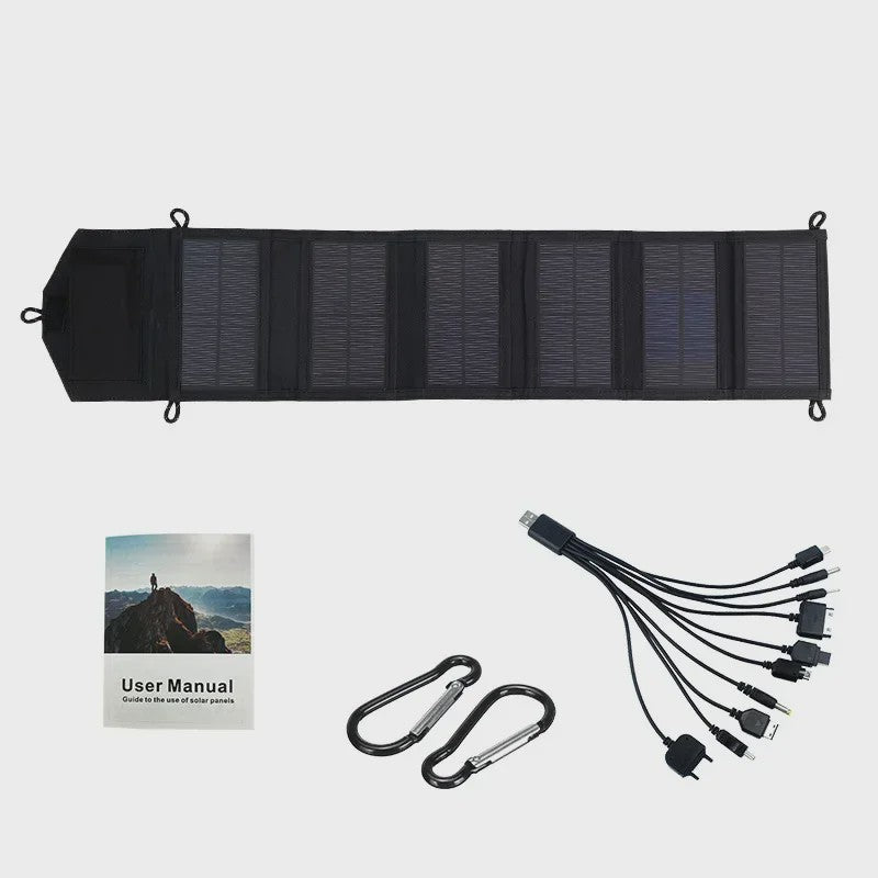 Opvouwbaar Zonnepaneel 800W - Draagbare Krachtbron met USB Snellader