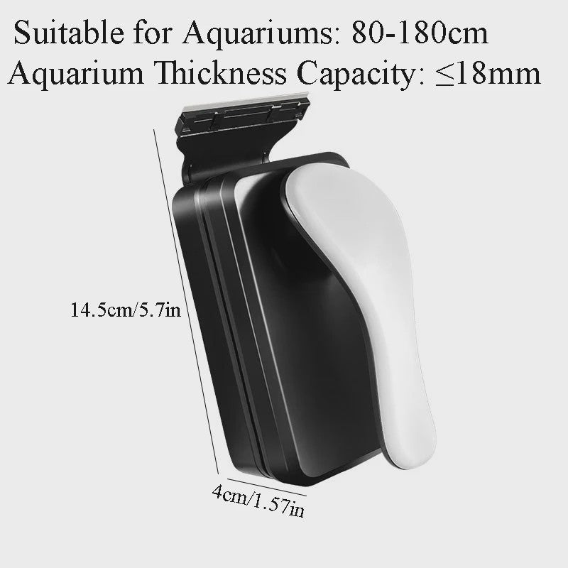Sterke Magnetische Aquarium Glasreiniger met Antislip Handvat - Algenverwijderaar voor Vis Tanks en Glas