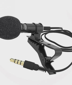 Externe Lavalier Microfoon met 3.5mm Jack voor Auto Radio, DVD-spelers en meer