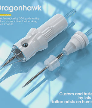 Dragonhawk A1 Draadloze Tattoopen Kit - Dual Modes, 1600mAh Batterij, 3.5mm Slag