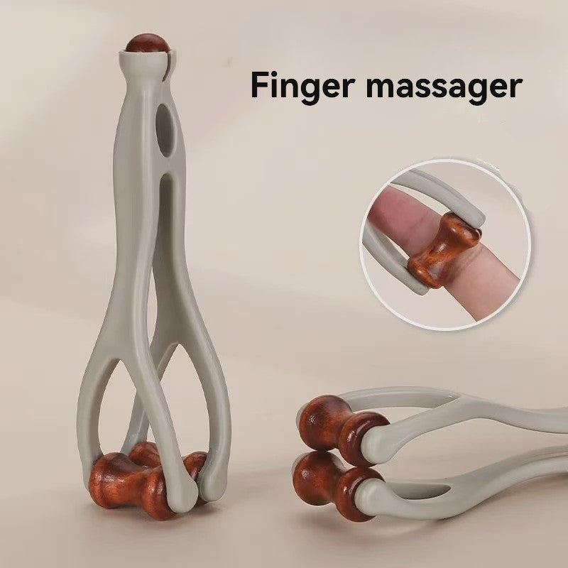 Dubbele Roller Vinger Massager - Verlicht Vermoeidheid & Bevorder Bloedcirculatie